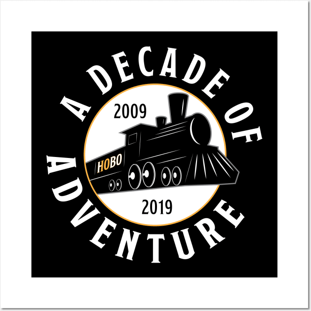 Decade of Adventure Wall Art by BoxcarSuperstar